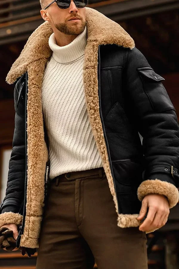 Amalfi Thick Faux Leather Jacket - Image 2