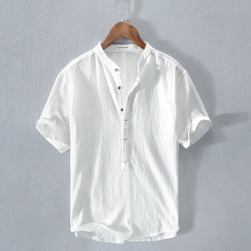 Capri Linen-Cotton Shirt - Image 3