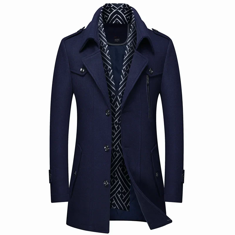 Florence Wool Trench Coat - Image 3
