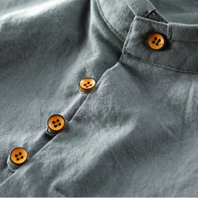 Hokkaido Japanese Linen Shirt - Image 6