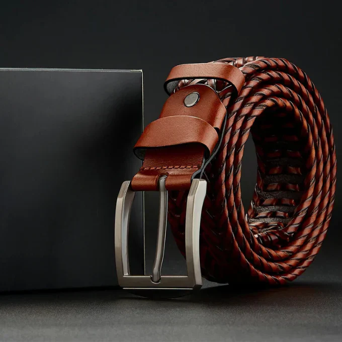 Lourdes Cowhide Leather Belt - Image 5