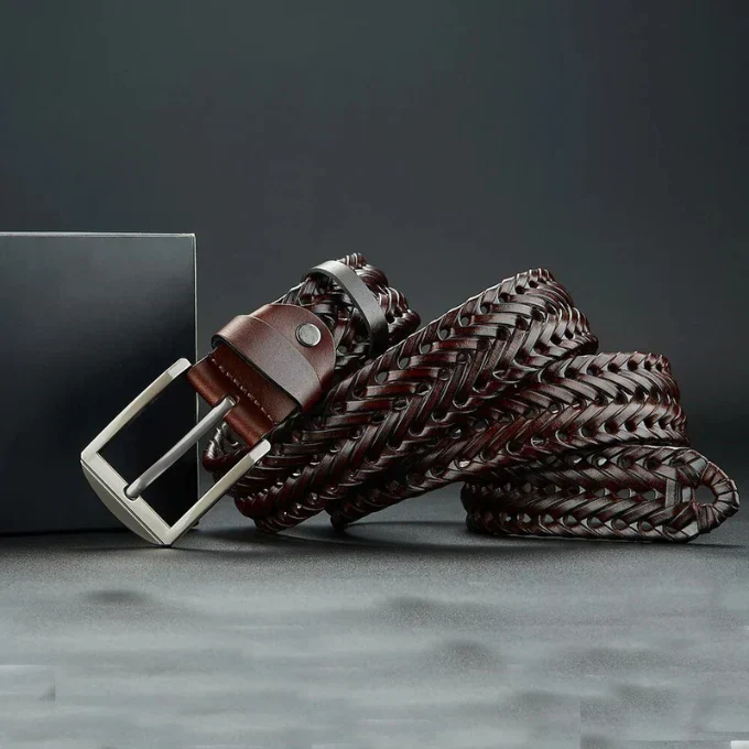 Lourdes Cowhide Leather Belt - Image 8