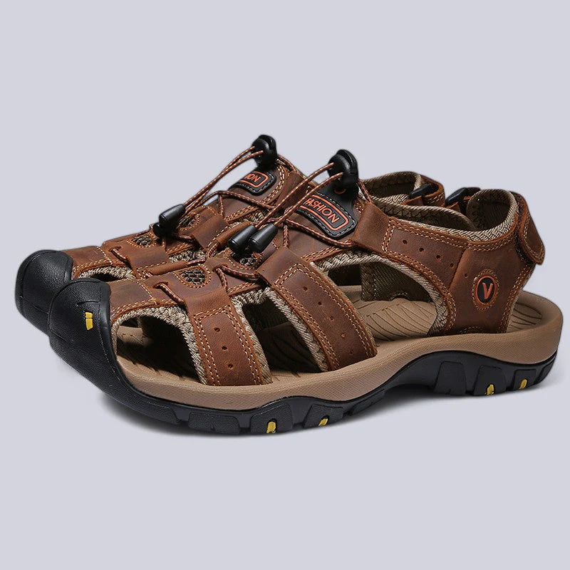 Luciano Leather Fisherman Sandals - Image 2