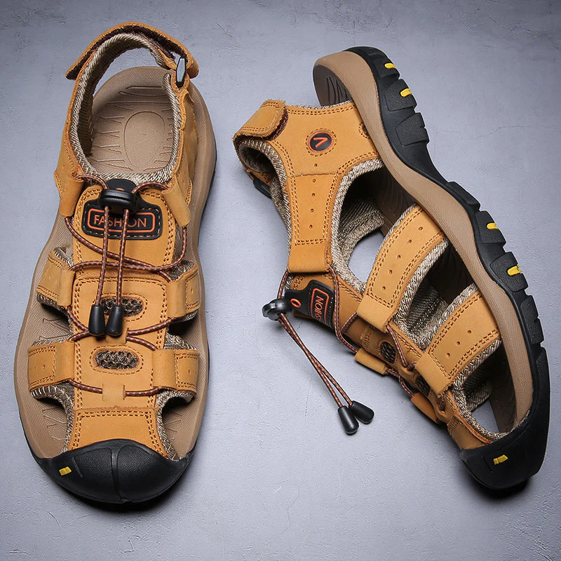 Luciano Leather Fisherman Sandals - Image 6