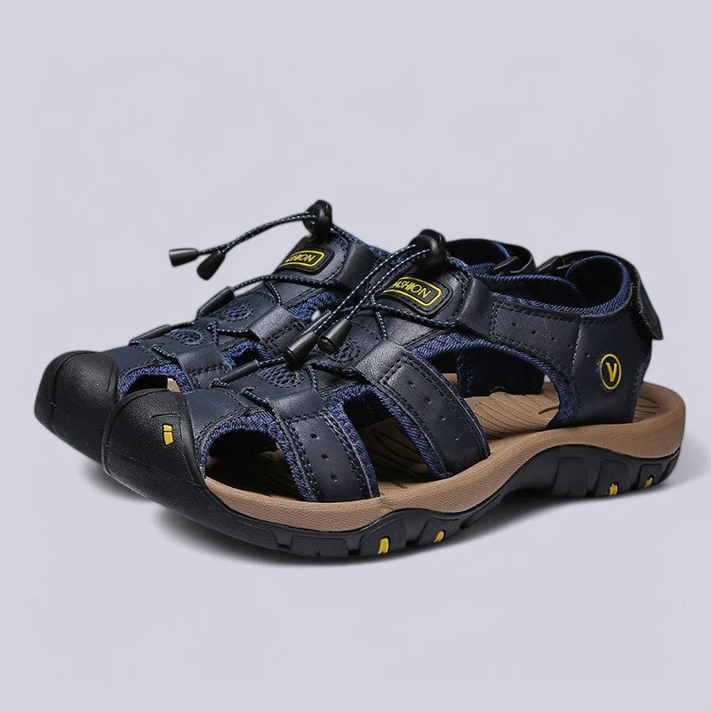 Luciano Leather Fisherman Sandals - Image 8