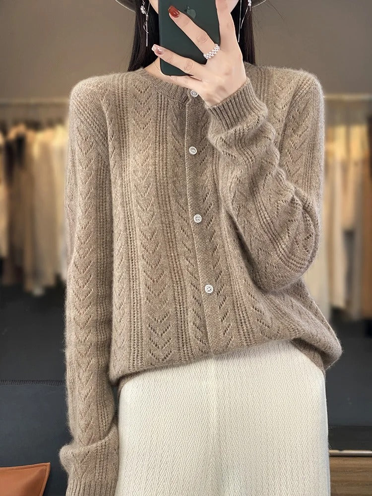 Marentia Wool Cardigan - Image 5