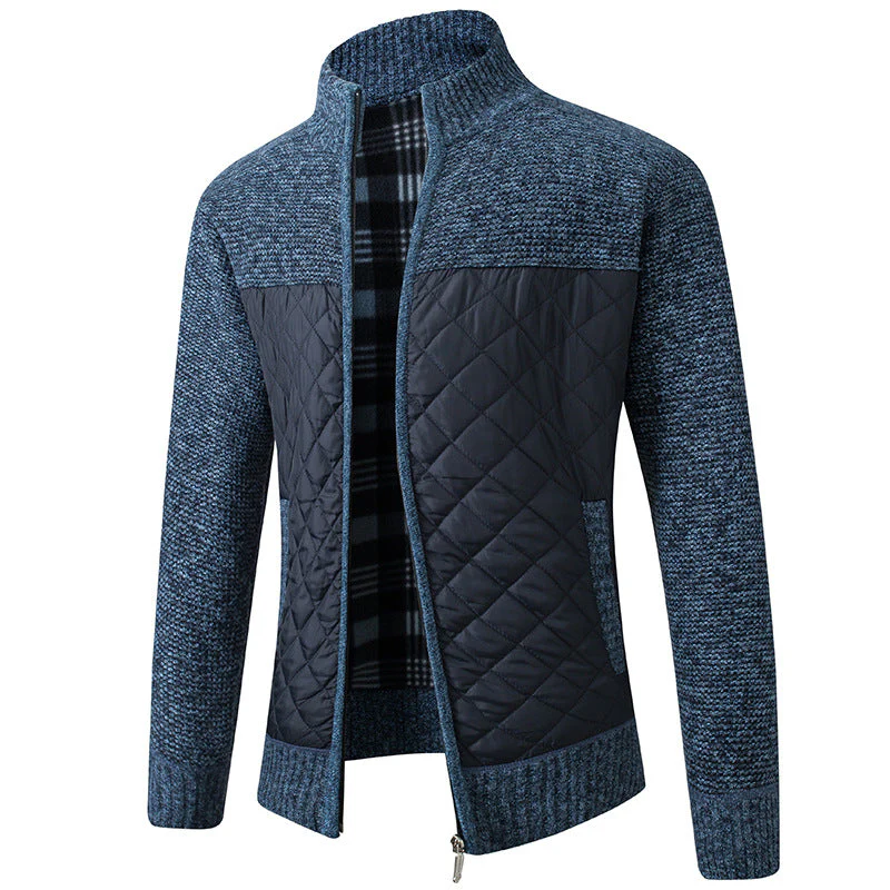 Men’s Dresden Quilted Knit Jacket - Image 5