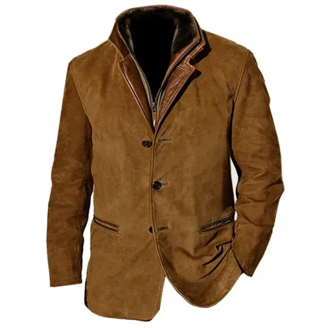 Men’s Palermo Leather Button-Up Jacket - Image 4