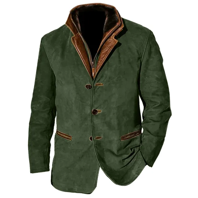 Men’s Palermo Leather Button-Up Jacket - Image 6
