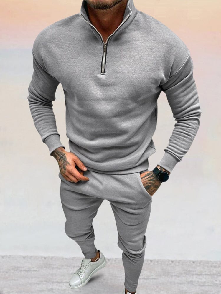 Monaco Casual Half-Zip Loungewear Set - Image 5