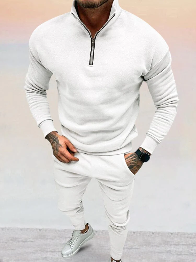 Monaco Casual Half-Zip Loungewear Set - Image 7