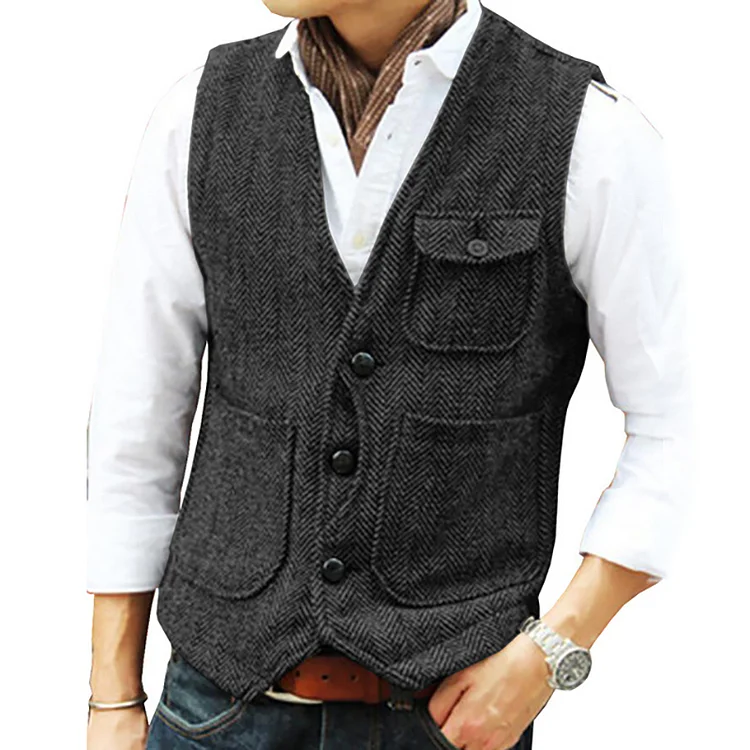 Palermo Cotton Waistcoat - Image 2