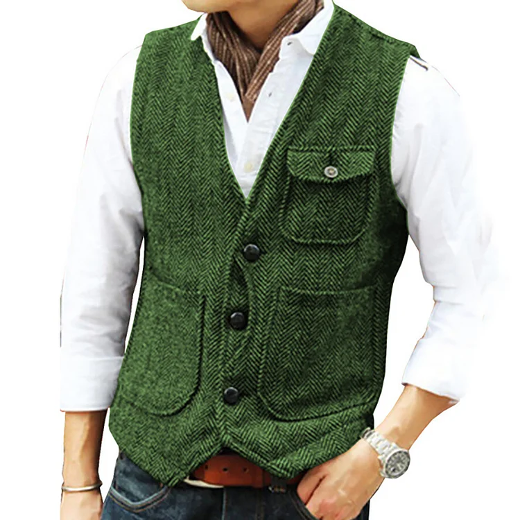 Palermo Cotton Waistcoat - Image 4