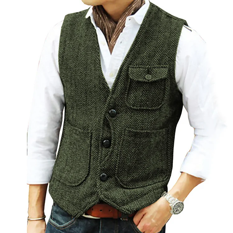 Palermo Cotton Waistcoat - Image 5
