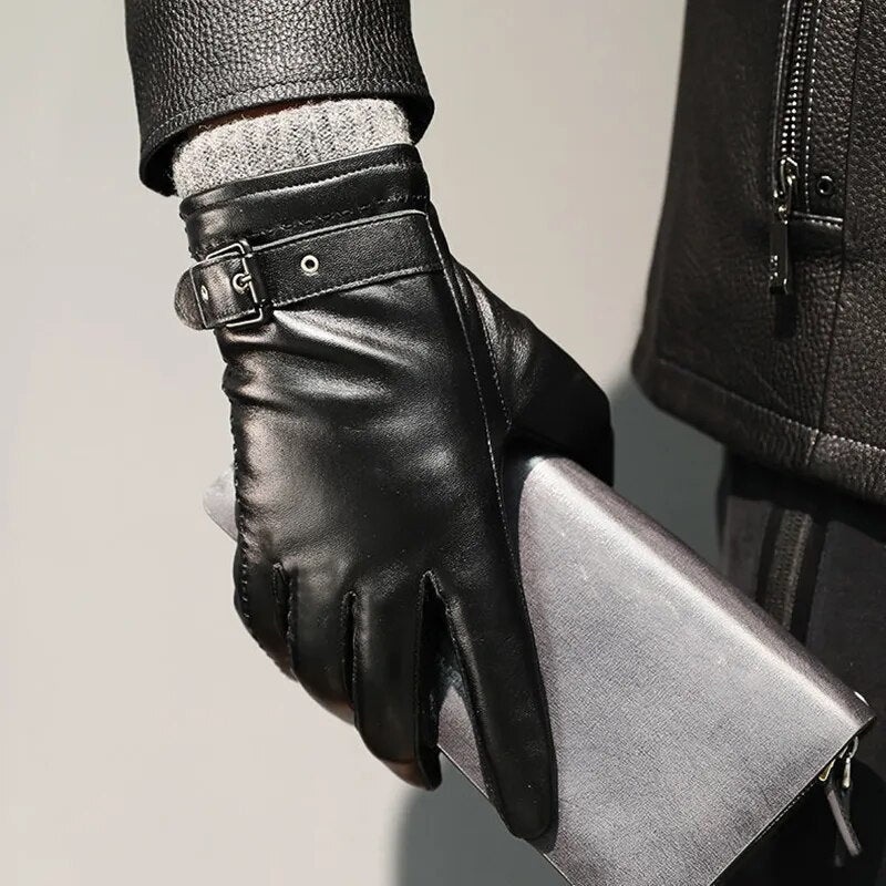 Palermo Sheepskin Leather Gloves - Image 3