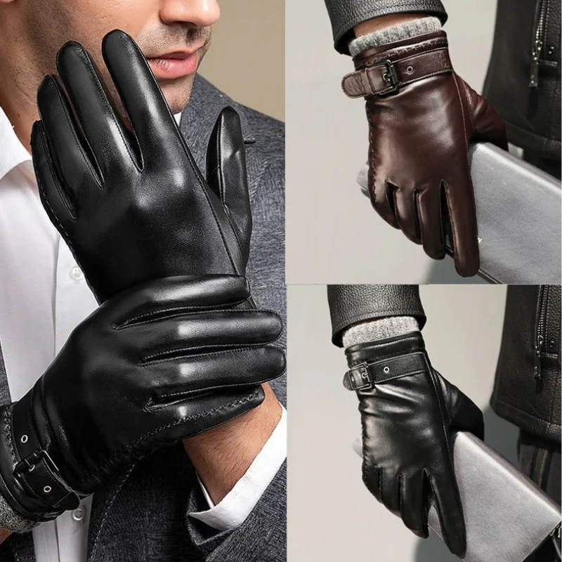 Palermo Sheepskin Leather Gloves - Image 5