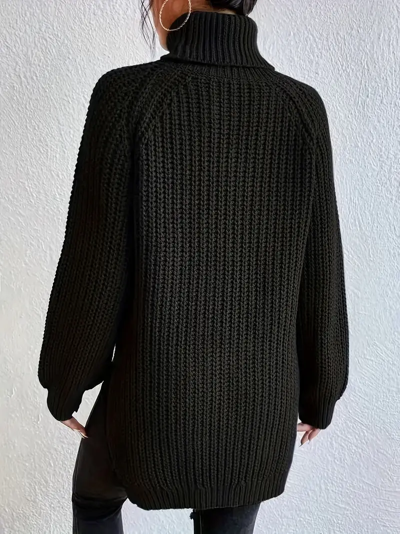 Solenn Cotton Turtleneck Sweater - Image 4