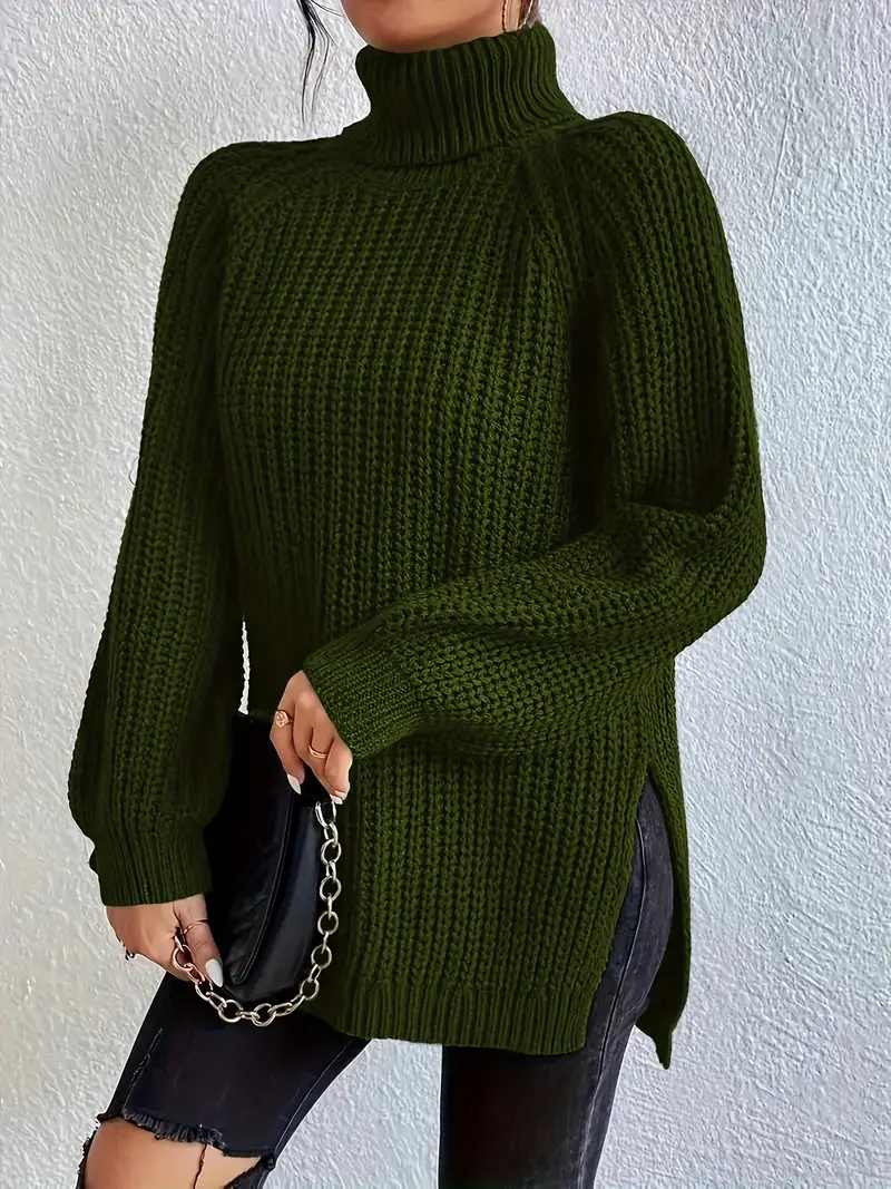Solenn Cotton Turtleneck Sweater - Image 5